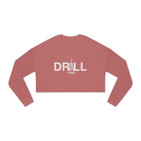 Drill Basic White Logo - Women's Cropped Sweatshirt