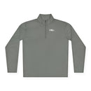 White DRILL Logo - Quarter-Zip Pullover