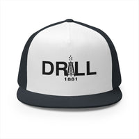 Vintage Drill 1881 5 Panel Trucker Cap