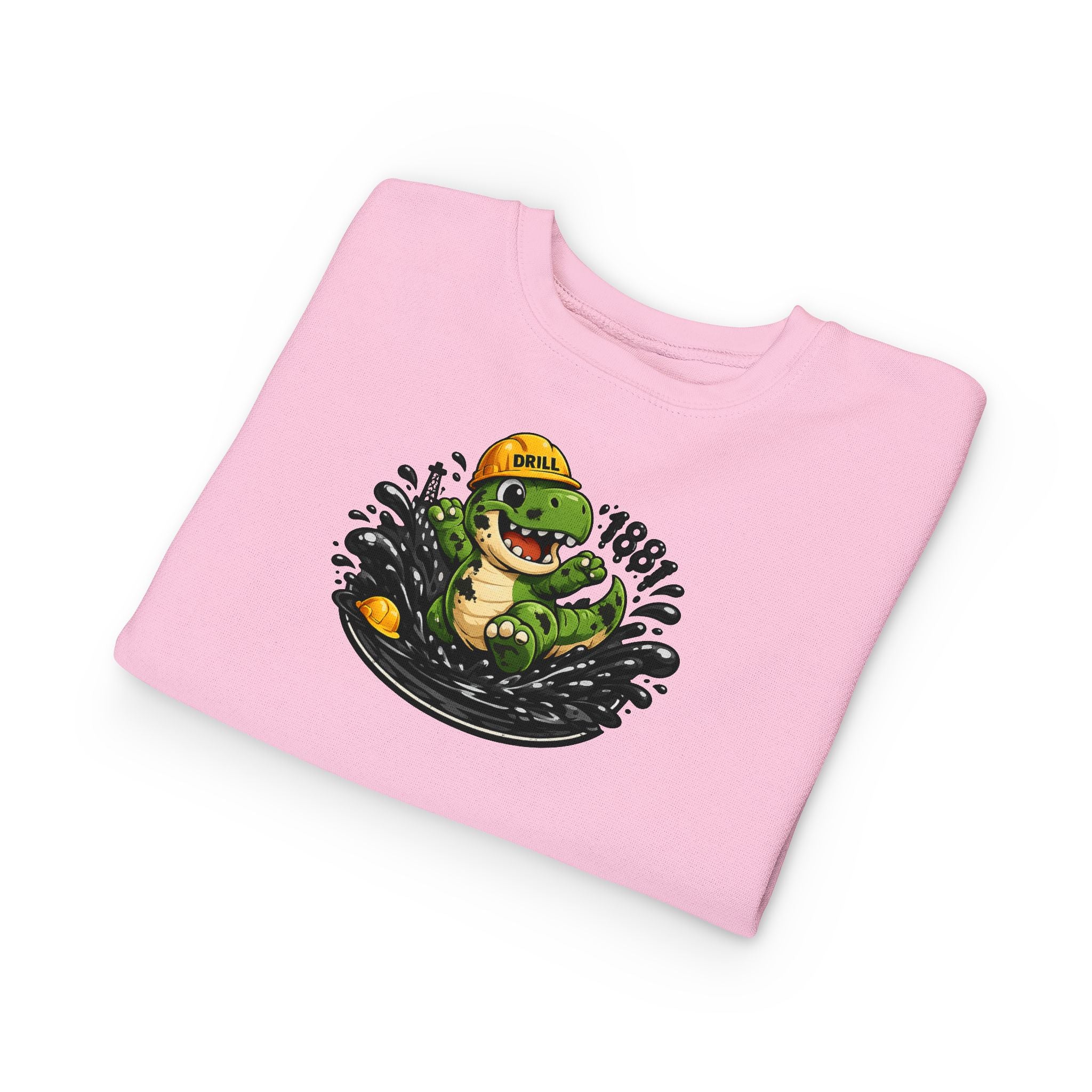 Dino Mud Splash Kids Toddler Sweatshirt