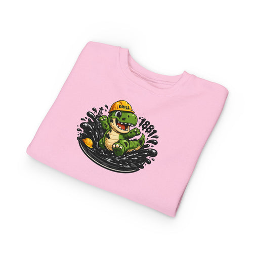 Dino Mud Splash Kids Toddler Sweatshirt