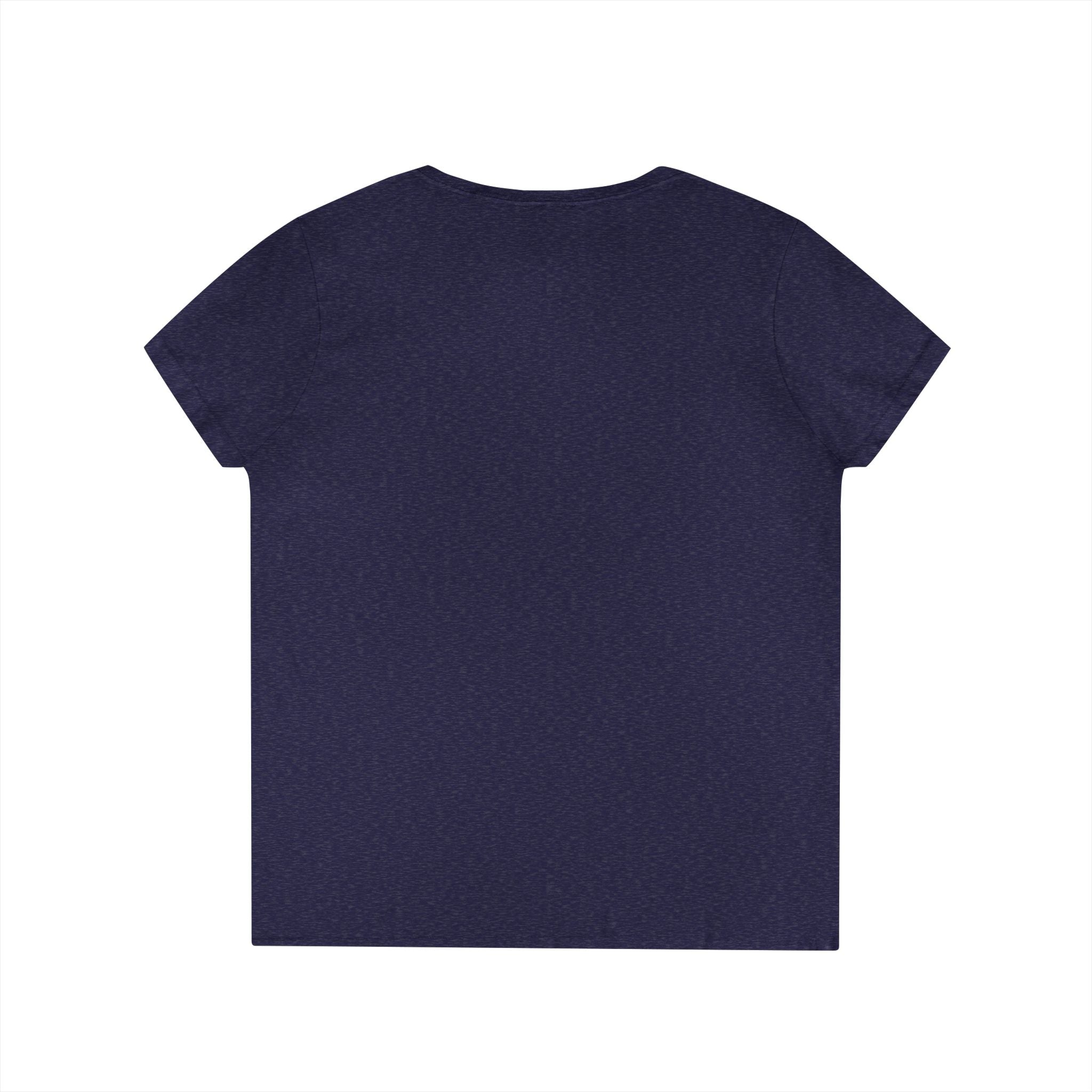 Drill Floral V-Neck T-Shirt for Women