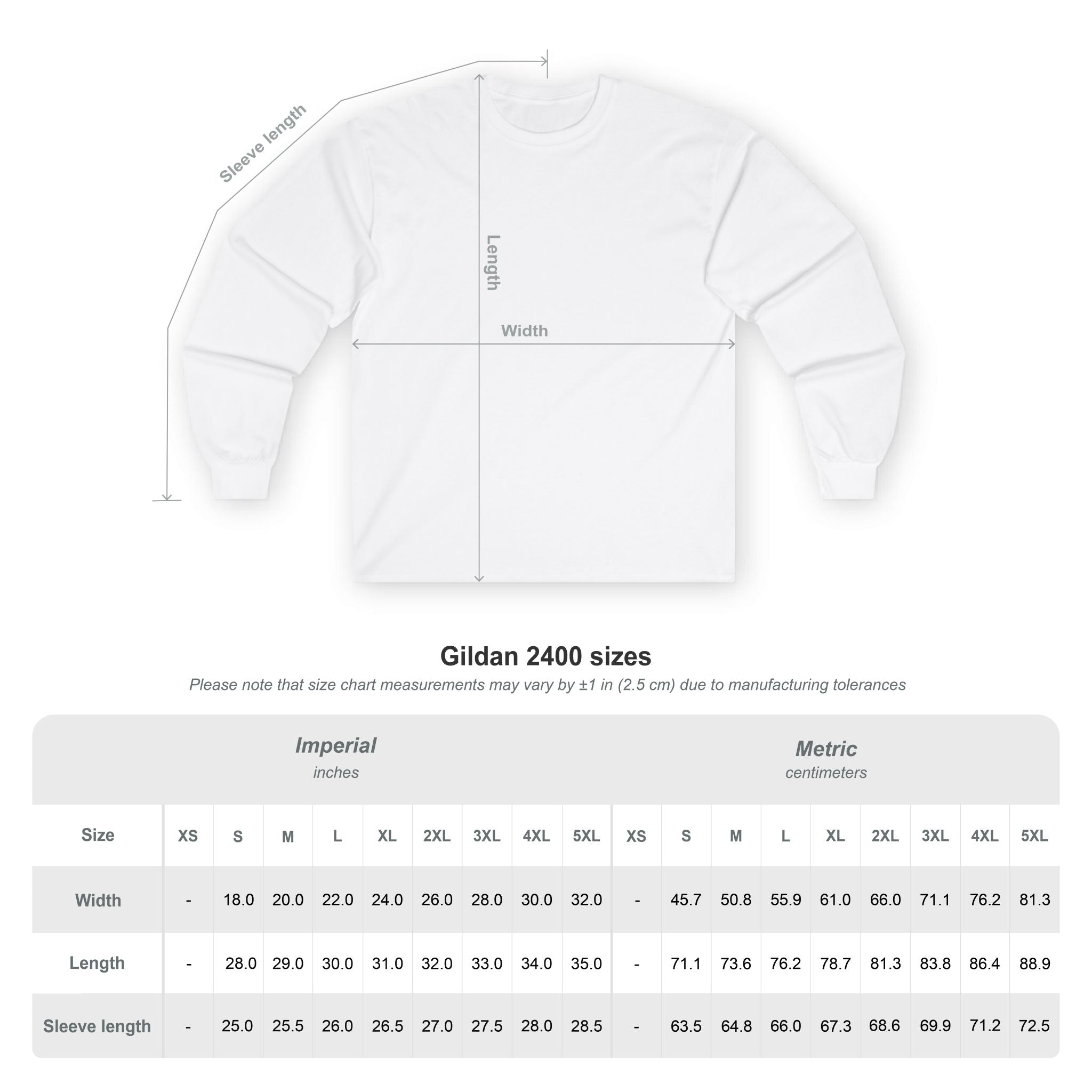 Drill White Logo - Long Sleeve Tee