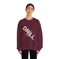 White Drill Logo Angled - Crewneck Sweatshirt