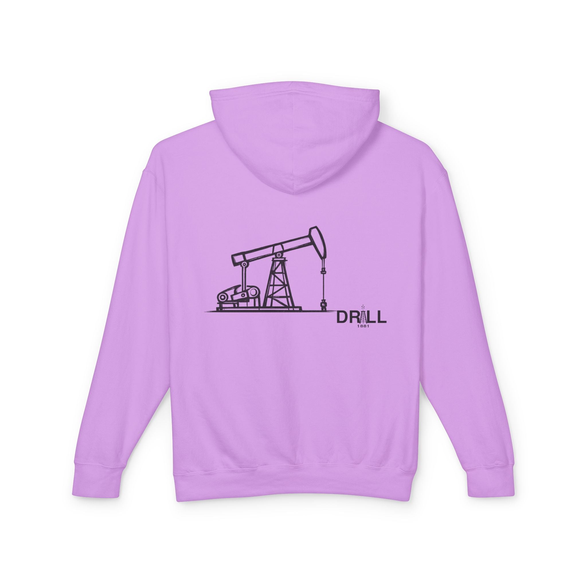 Pump Jack Sketch - Soft Lightweight Hoodie