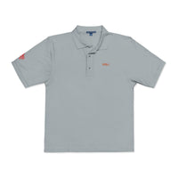 Embroidered Red Drill Logo — Executive Polo