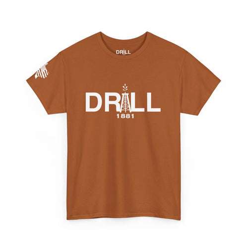 Drill Basic White Logo - SS - Front
