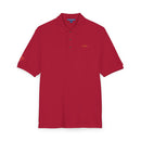 Embroidered Red Drill Logo — Executive Polo