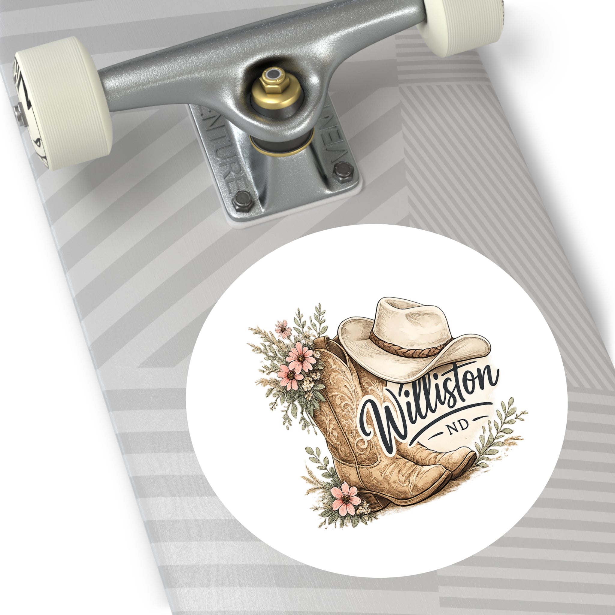 Williston ND Hat - Hard Hat or Truck Decal