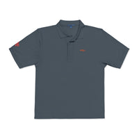 Embroidered Red Drill Logo — Executive Polo