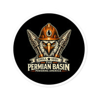 Powering America — Oilfield Hard Hat or Truck Decal