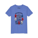 250 Birthday Flower Youth  Kids Tee – United States 1776–2026 Patriotic Design