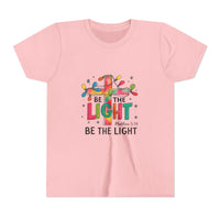 Be The Light Christmas - Youth Short Sleeve Tee - Fun & Stylish T-Shirt for Kids