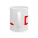 Drill Red Logo Ceramic Coffee Mug
