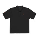 Embroidered Red Jack Icon — Executive Polo