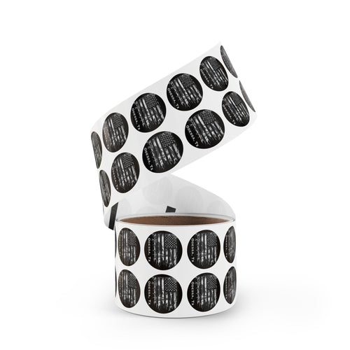 Old Glory Odessa - Round Sticker Label Rolls