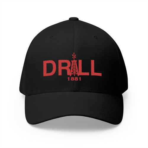 Drill Red Logo Cap - Closed Back