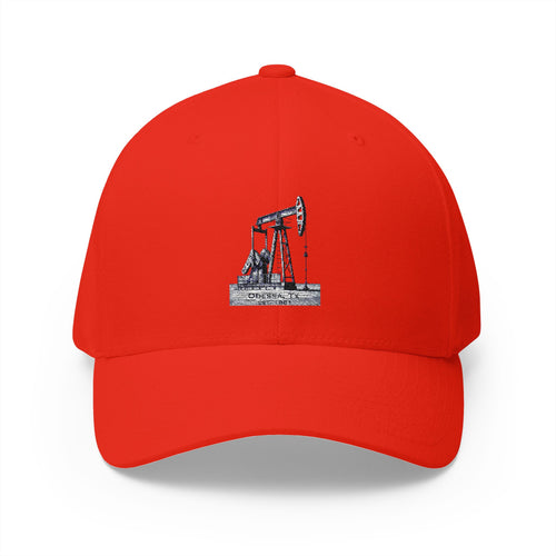 Embroidered Odessa Pumpjack Cap - Closed Back