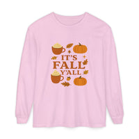 Fall-Themed Long Sleeve T-Shirt, Autumn Apparel, Unisex, Perfect for Pumpkin Spice Lovers