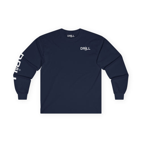 Pump Jack Sketch - Long Sleeve Tee