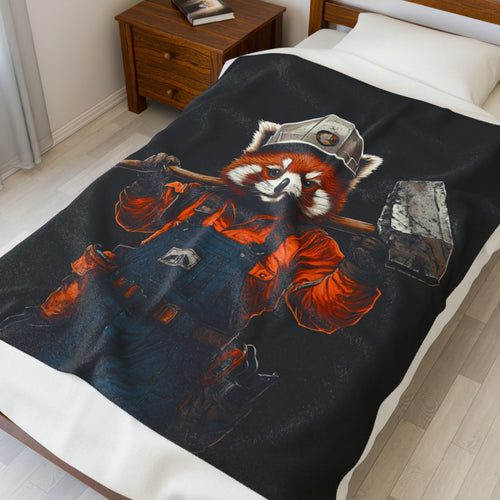 Velveteen Plush Blanket - Riggs Hammer