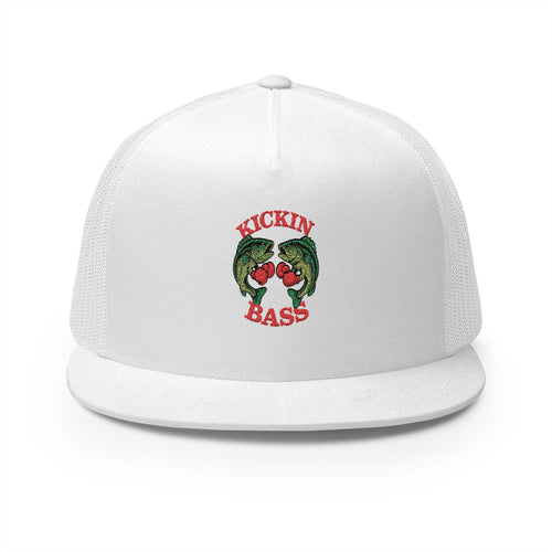 Kickin Bass 5 Panel Trucker Cap