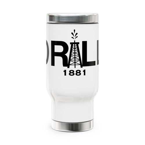 DRILL - Stainless Steel Travel Mug with Handle, 14oz