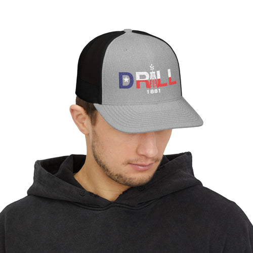 Drill Texas Flag Trucker Hat