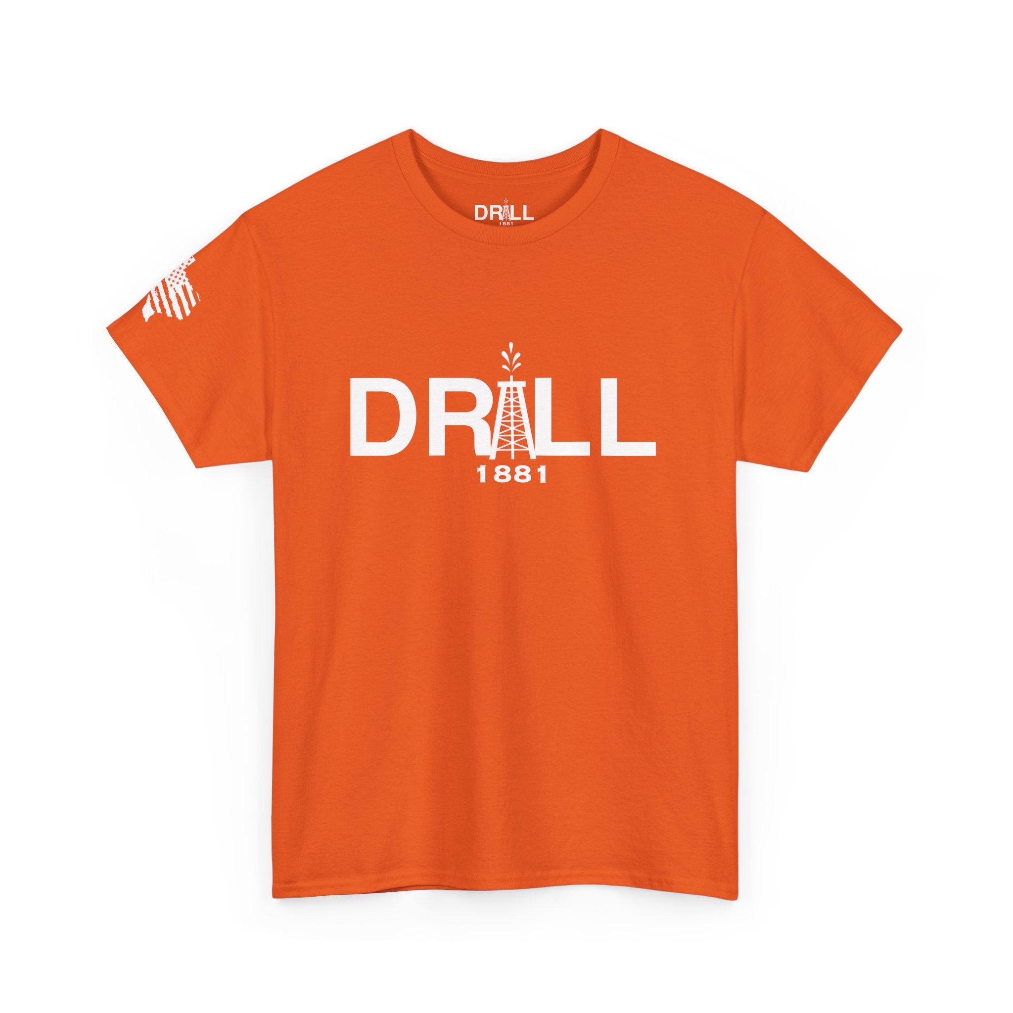 Drill Basic White Logo - SS - Front