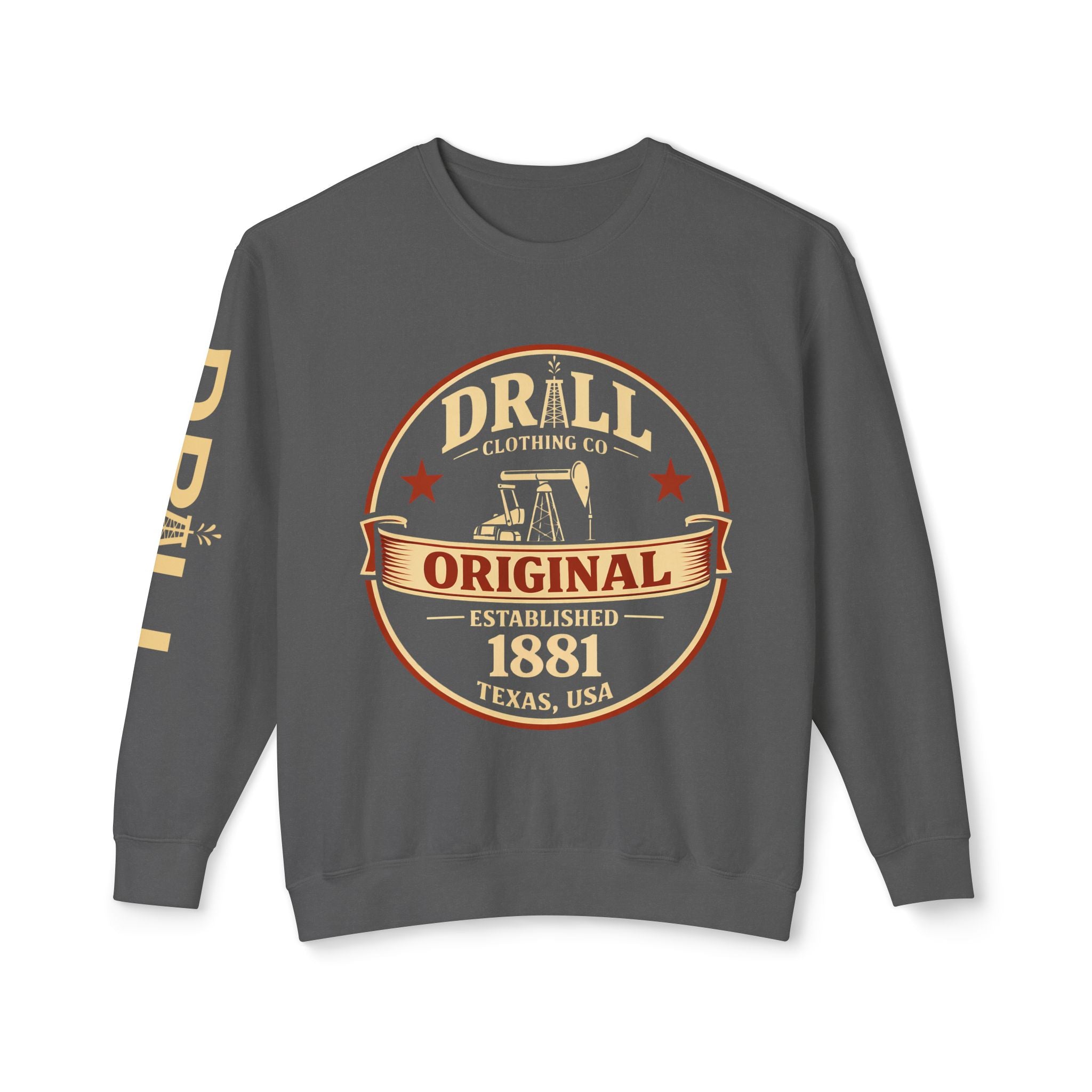 Original Pumpjack Sweatshirt — Vintage Long Sleeve Sweatshirt