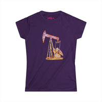 Glitter Pump Jack - Ladies Comfort Tee