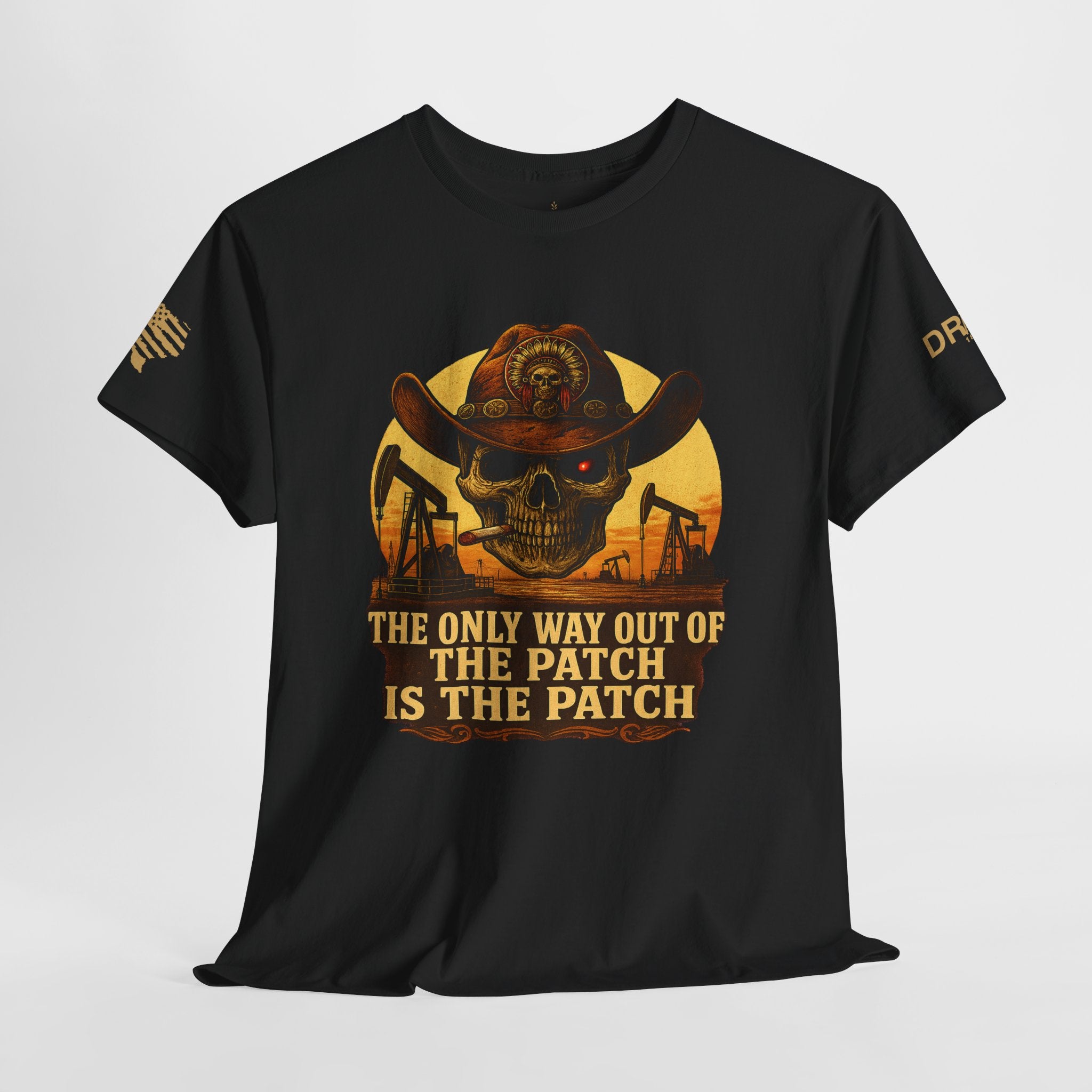 Out of the Patch - Black - SS - Front