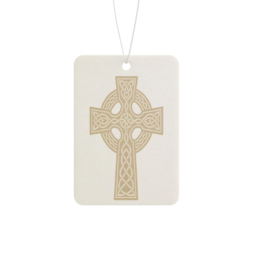 Celtic Cross Car Air Freshener – Sacred Irish Knot Design, Neutral Scents
