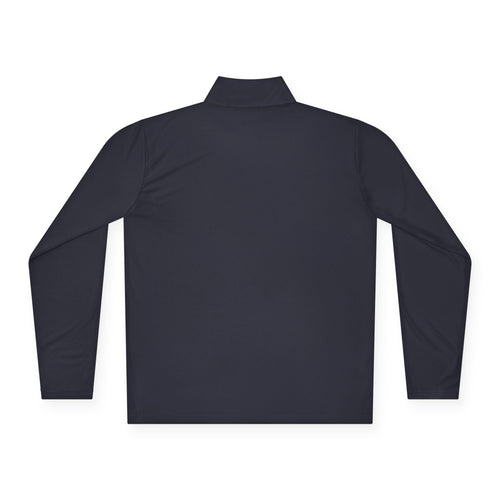 White DRILL Logo - Quarter-Zip Pullover