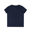 Drill Floral V-Neck T-Shirt for Women