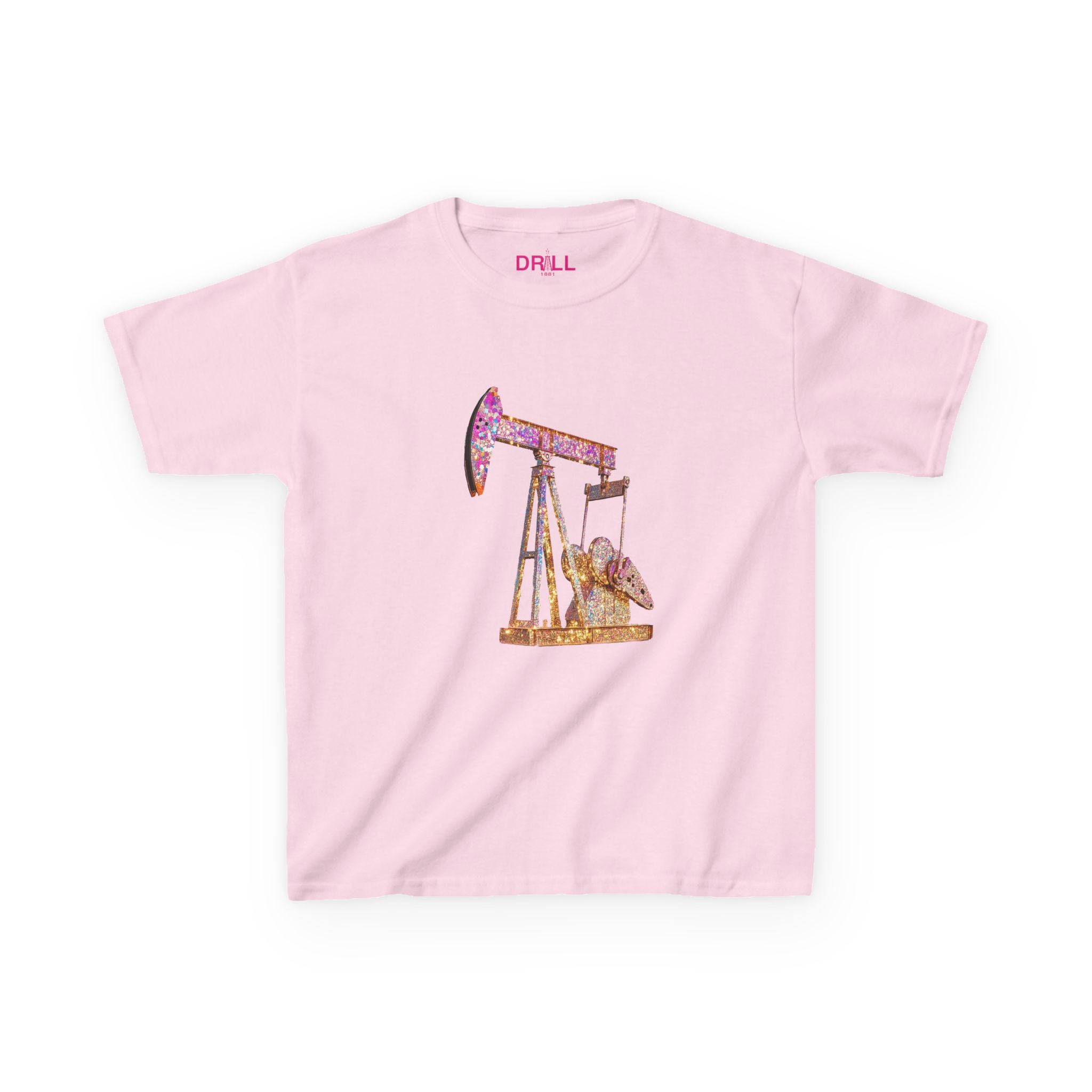 Glitter Pump Jack - Kids Heavy Cotton™ Tee