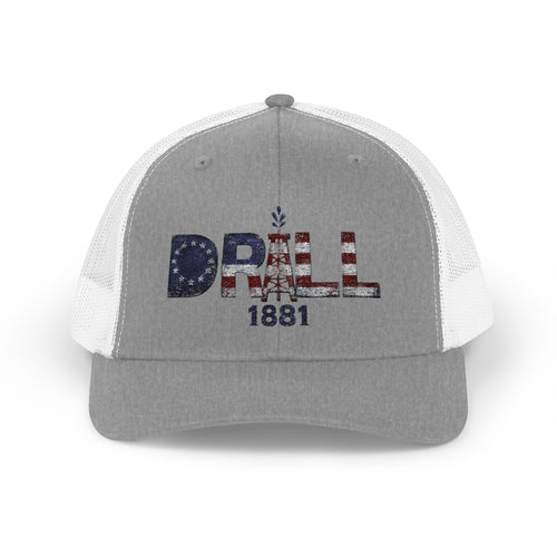 13 Stars Drill Logo - Snapback Trucker Cap