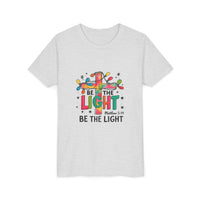 Be The Light Christmas - Youth Short Sleeve Tee - Fun & Stylish T-Shirt for Kids
