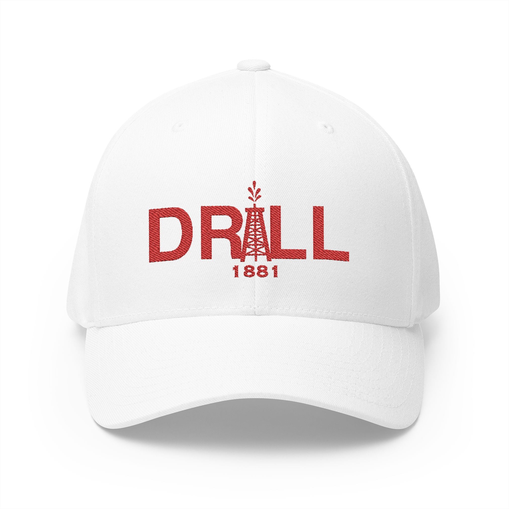 Drill Red Logo Cap - Closed Back