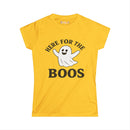 Here For The BOOS - Fall Ladies - SS - Front