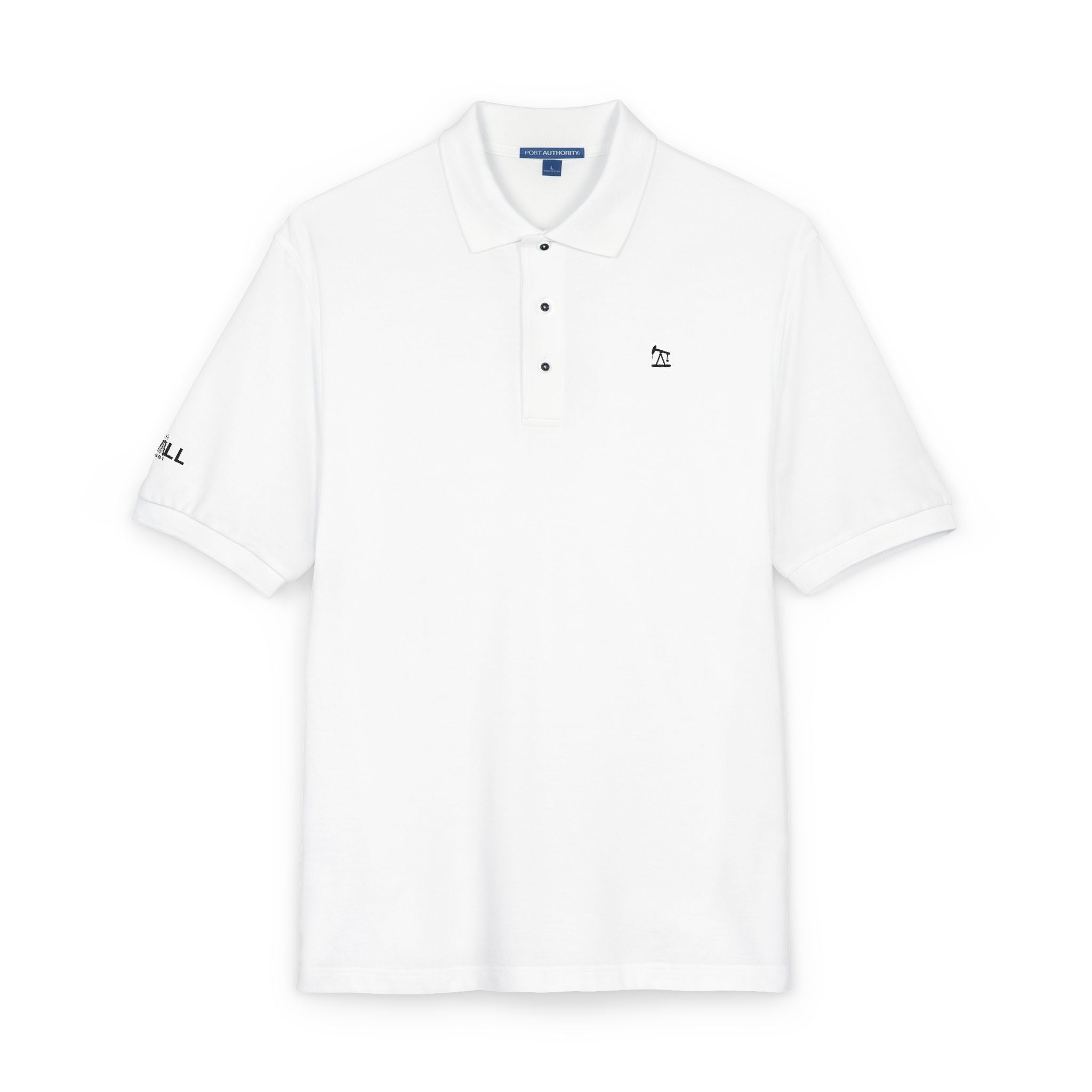Embroidered Black Jack Icon — Executive Polo