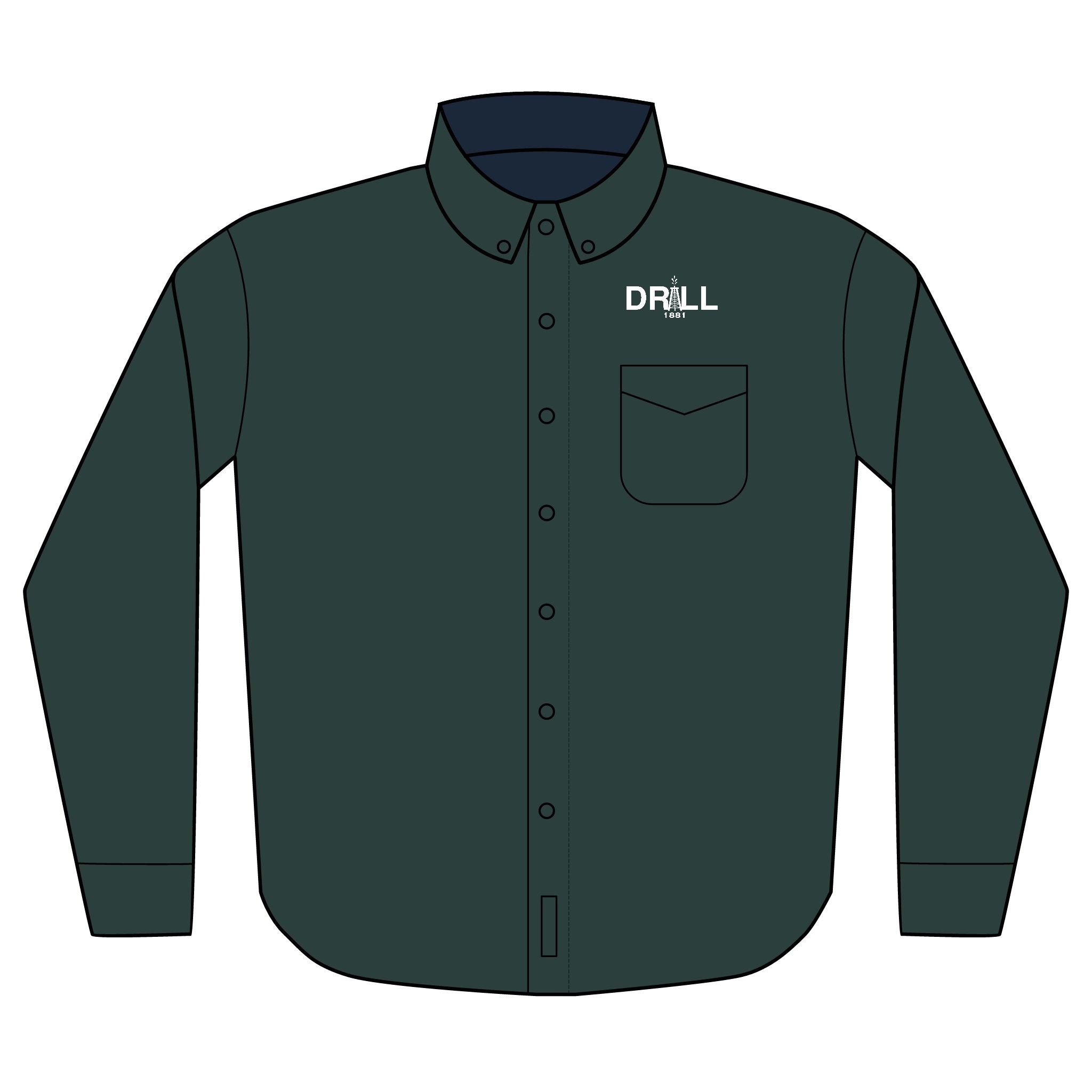 Dark Green/Navy / XS