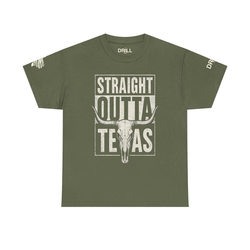 Straight Outta Texas Skull - SS - Front