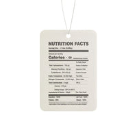 Nutrition Facts - Car Air Freshener