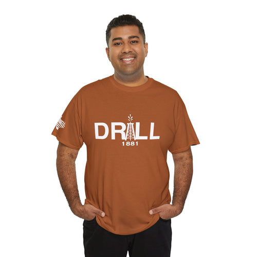 Drill Basic White Logo - SS - Front