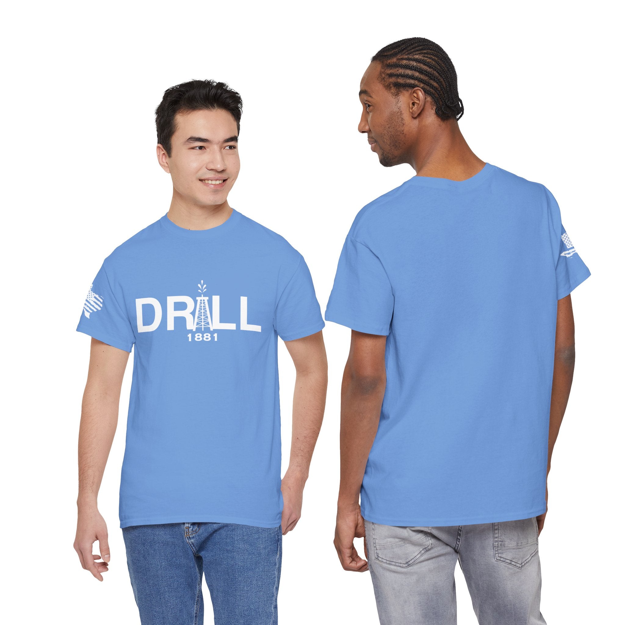 Drill Basic White Logo - SS - Front