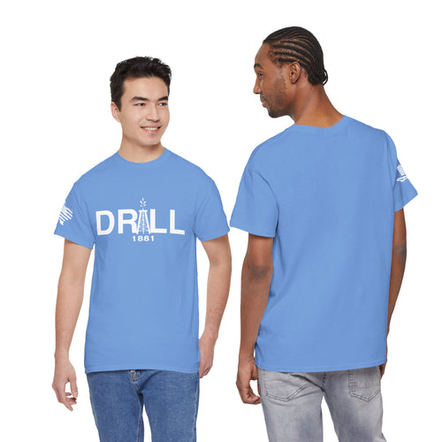 Drill Basic White Logo - SS - Front