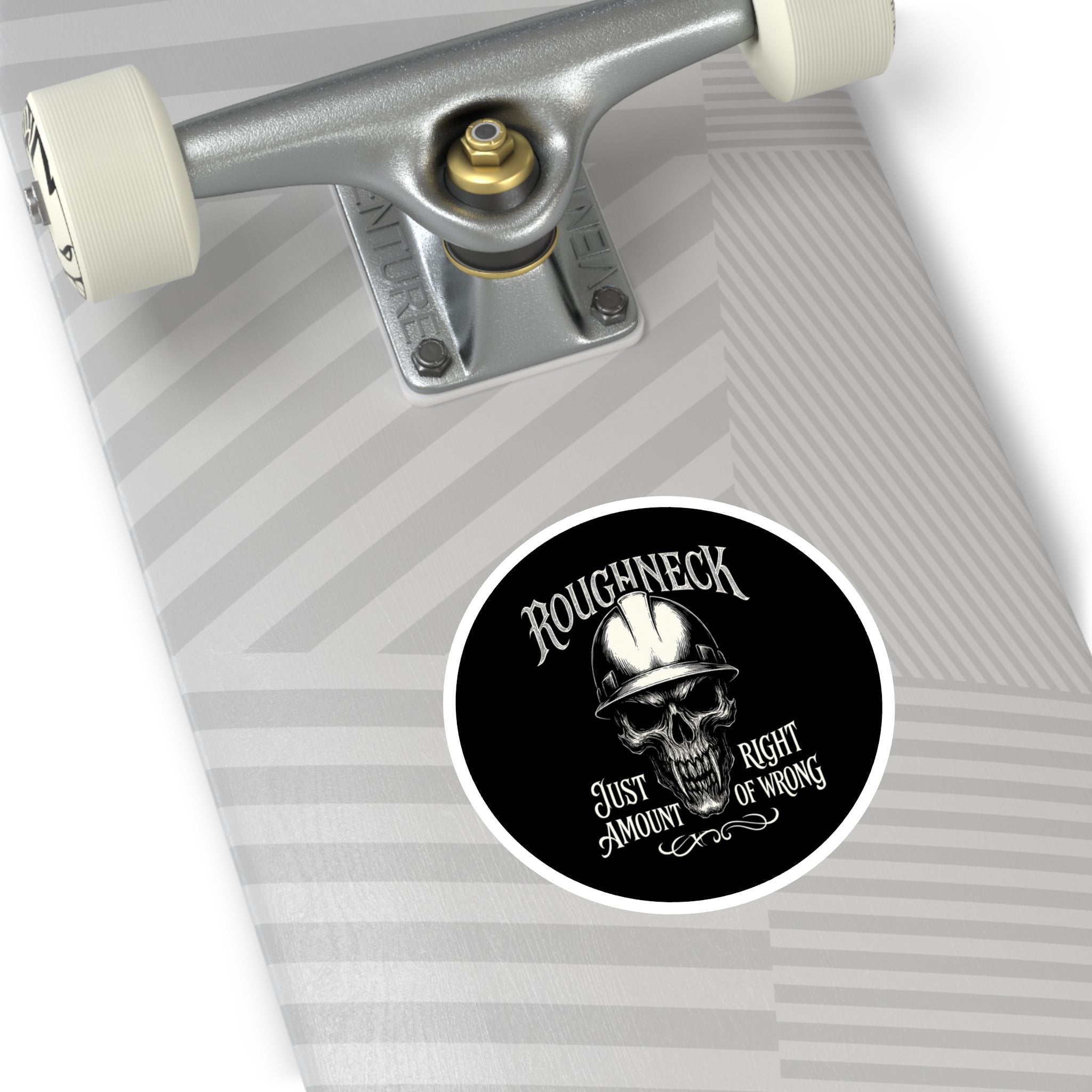 Roughneck — Oilfield Hard Hat or Truck Decal