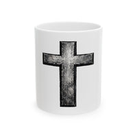 Stone Cross - Ceramic Mug, (11oz, 15oz)