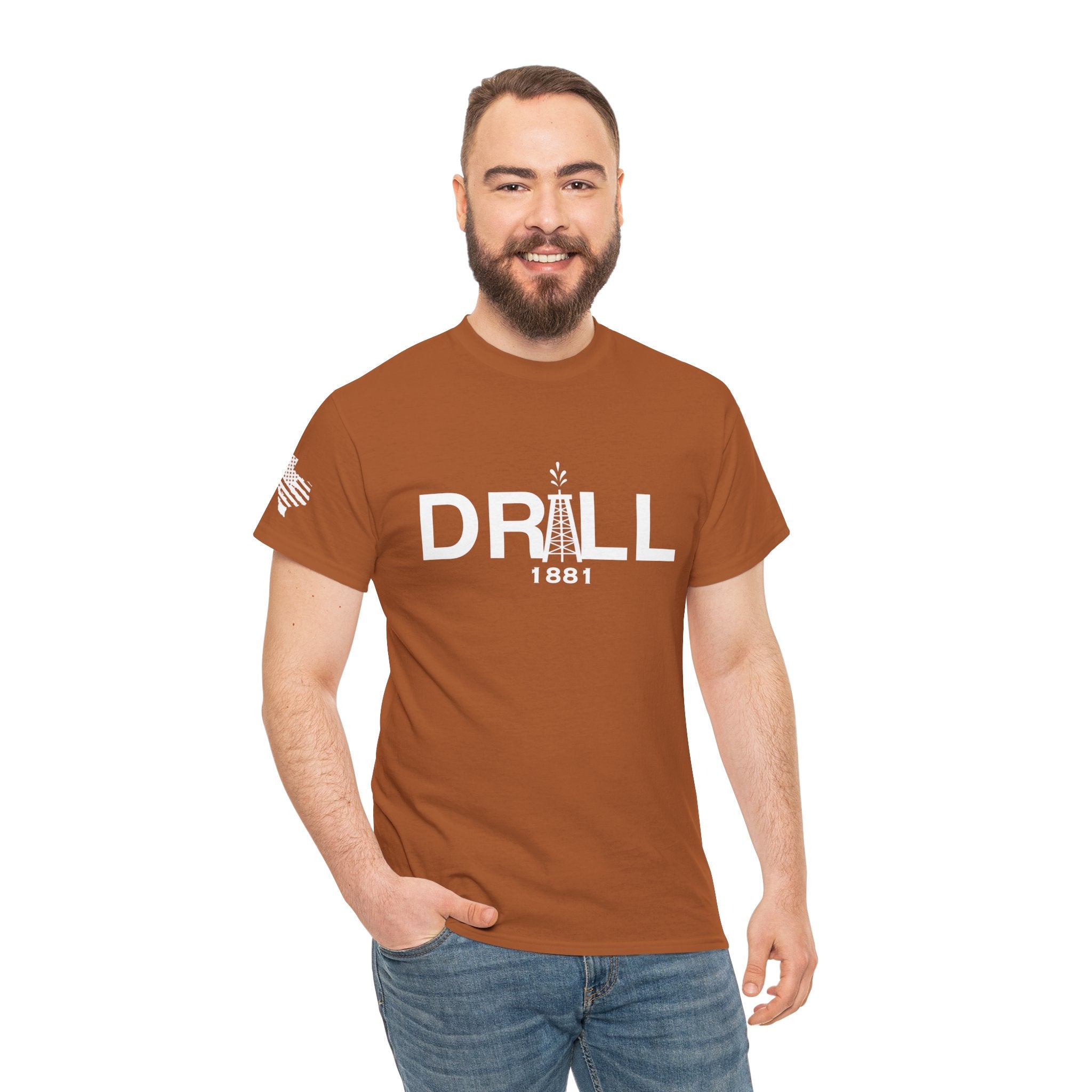 Drill Basic White Logo - SS - Front